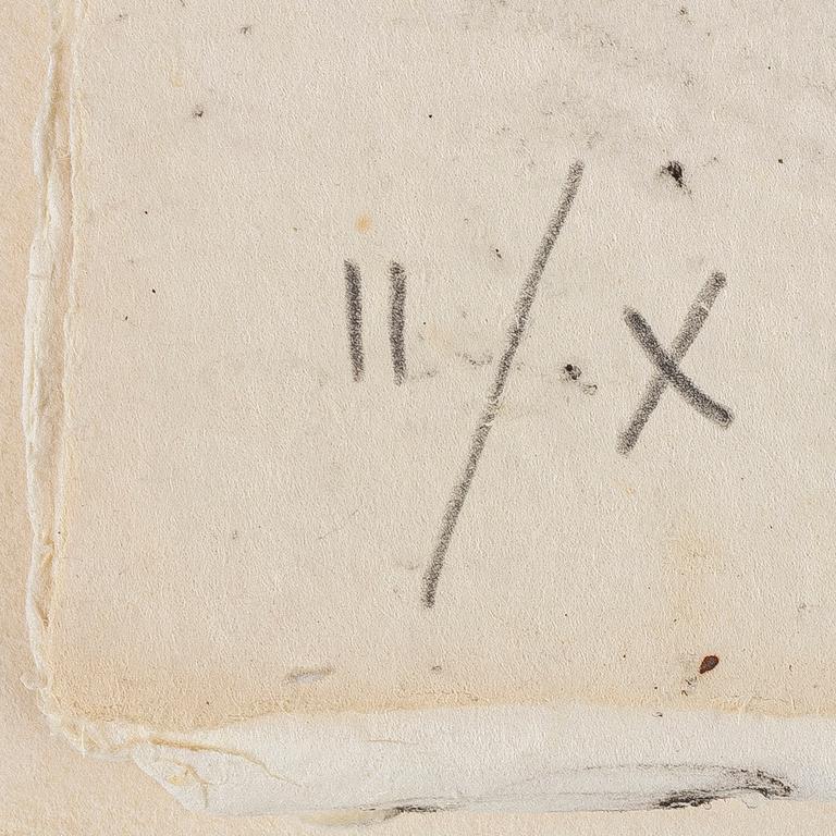 James Coignard, "Visage-Silex Quatre Gravures Originales".