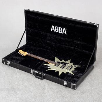 ELECTRIC GUITAR, Malmberg ABBA Star guitar Limited Edition, 2/50, 2014. Signed by Björn Ulvaeus and Göran Malmberg.