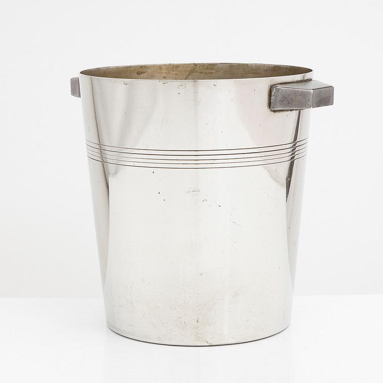 A 1930's Morlant champagne cooler, manufactured by Christofle.