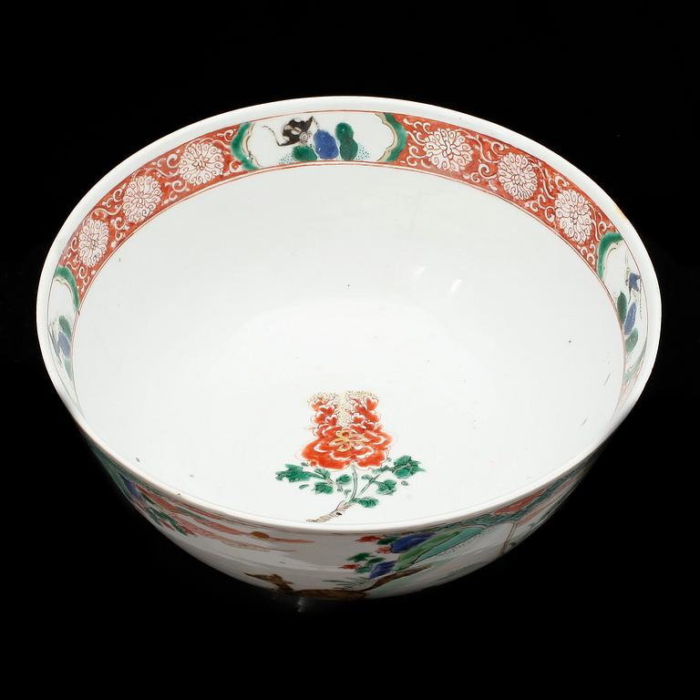 SKÅL, porslin, Kina Qing dynastin, Kangxi (1662-1722).