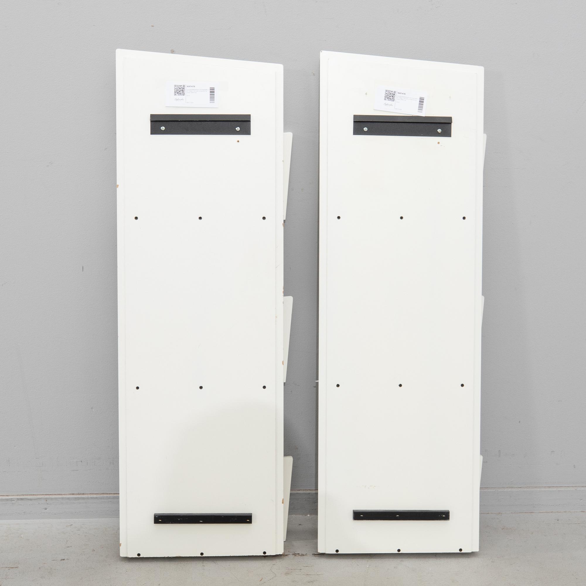 Louise Hederström newspaper racks 2 pcs "Collar" for Karl Andersson & Söner 2000s.