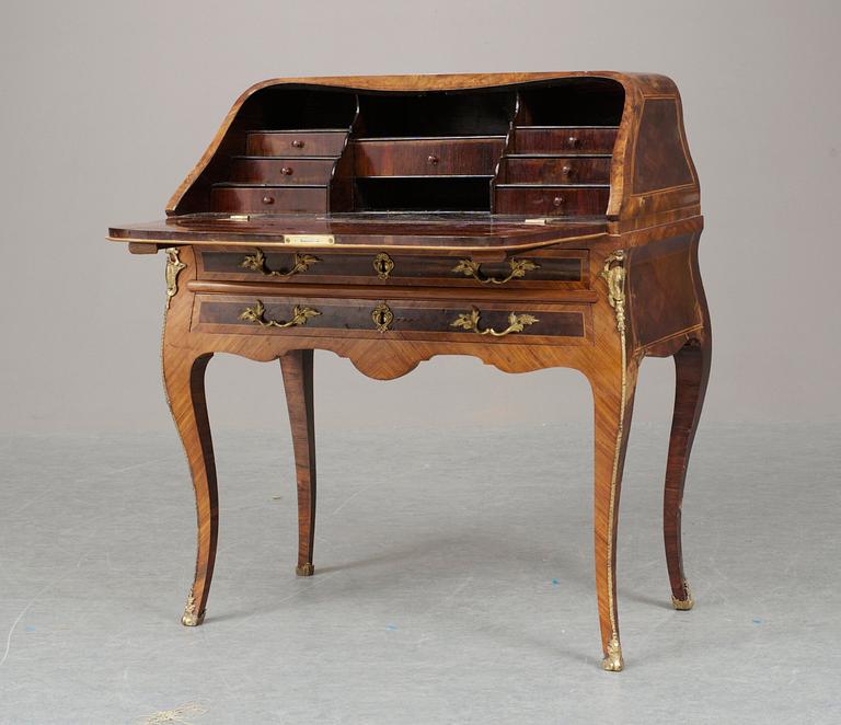 A Swedish Rococo secretaire.