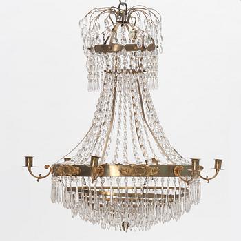 An Early 19th Century Empire Chandelier.