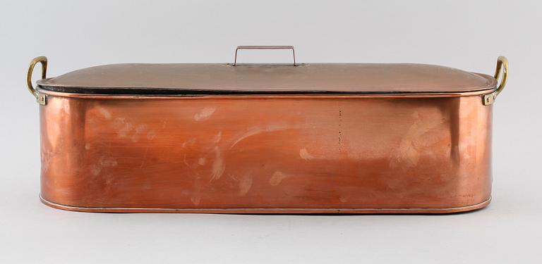 FISKKITTEL, koppar, Skultuna, omkring år 1900.