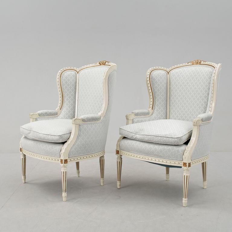 BERGERER, ett par. Louis XVI-stil. 1900-tal.