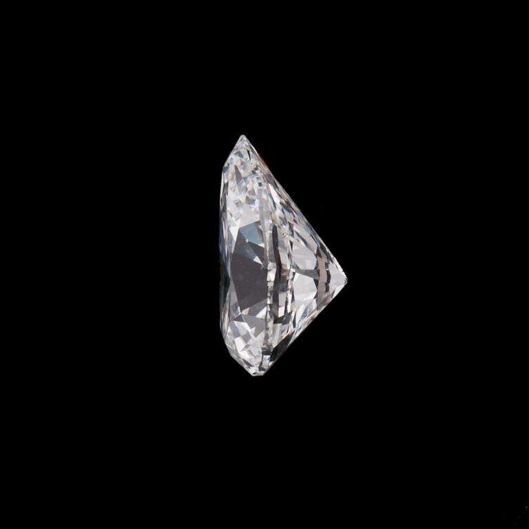 A pear shaped diamond, 1.02 cts.