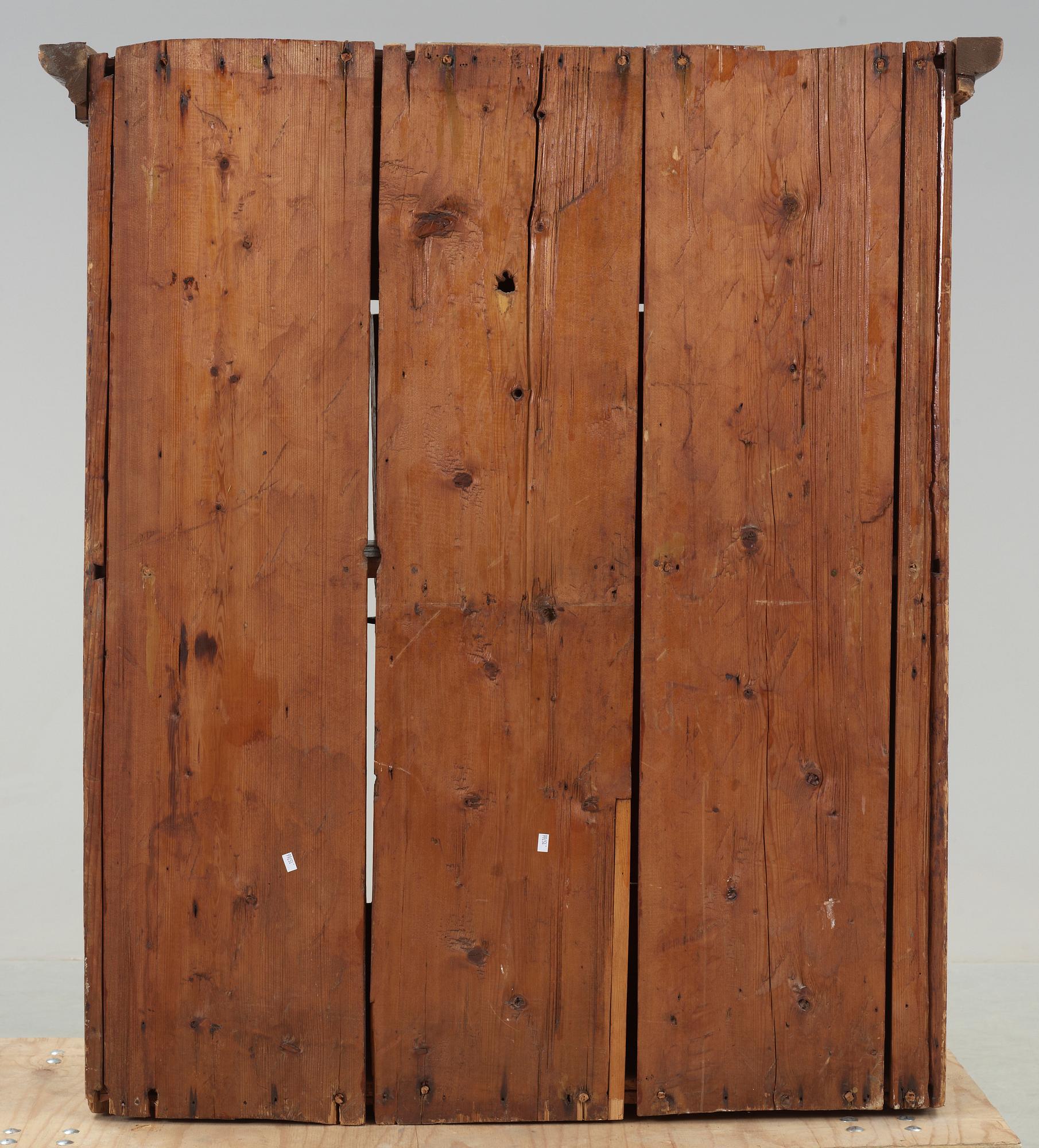 SKÅP, allmoge, daterat 1753.