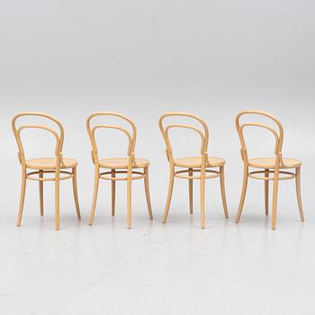 Michael Thonet, stolar, 4 st, "No 14", TON.