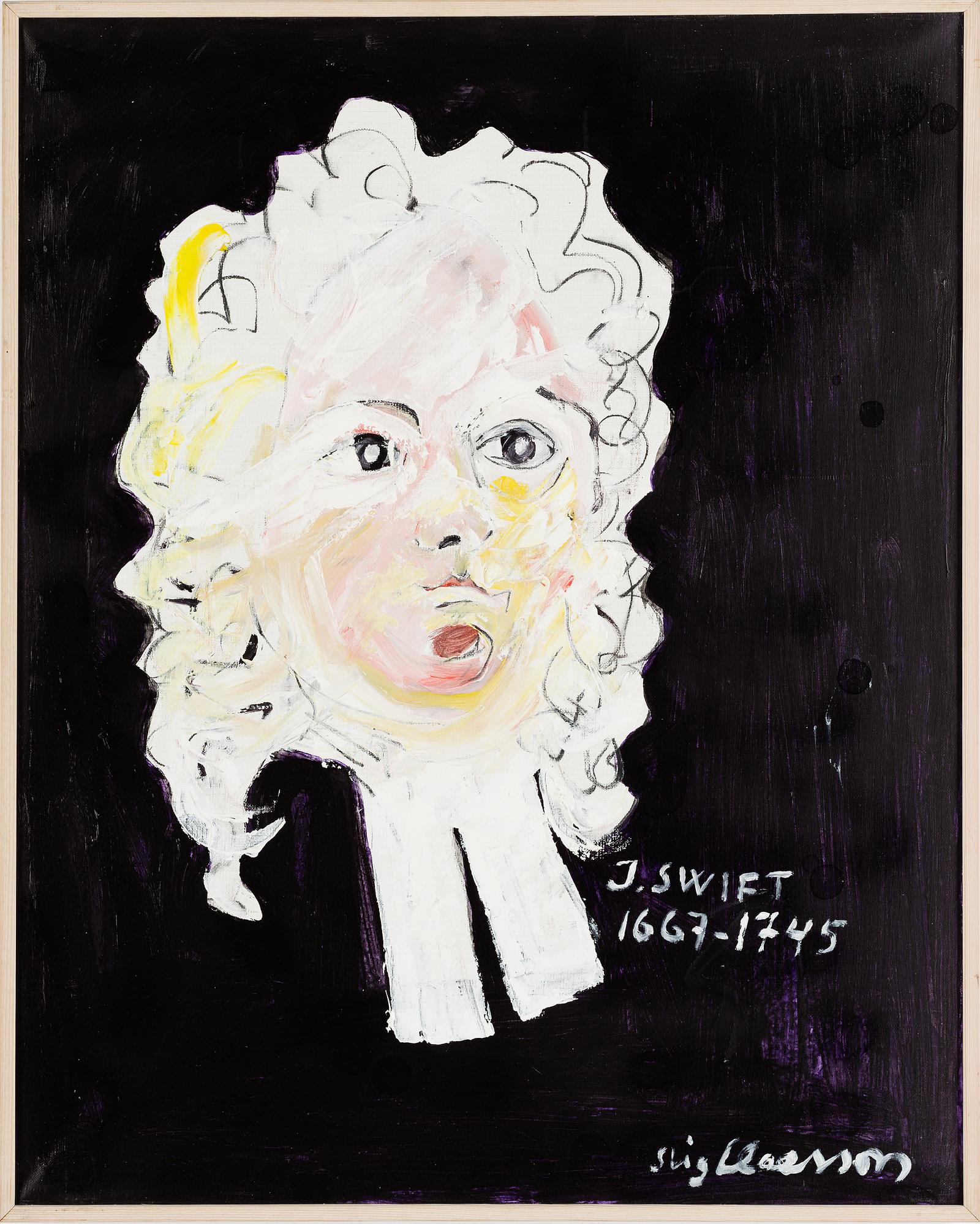 STIG CLAESSON, oil on canvas, signed.