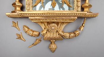 VÄGGPENDYL, sengustaviansk, Per Henrik Beurling, verksam 1783-1806 i Stockholm.