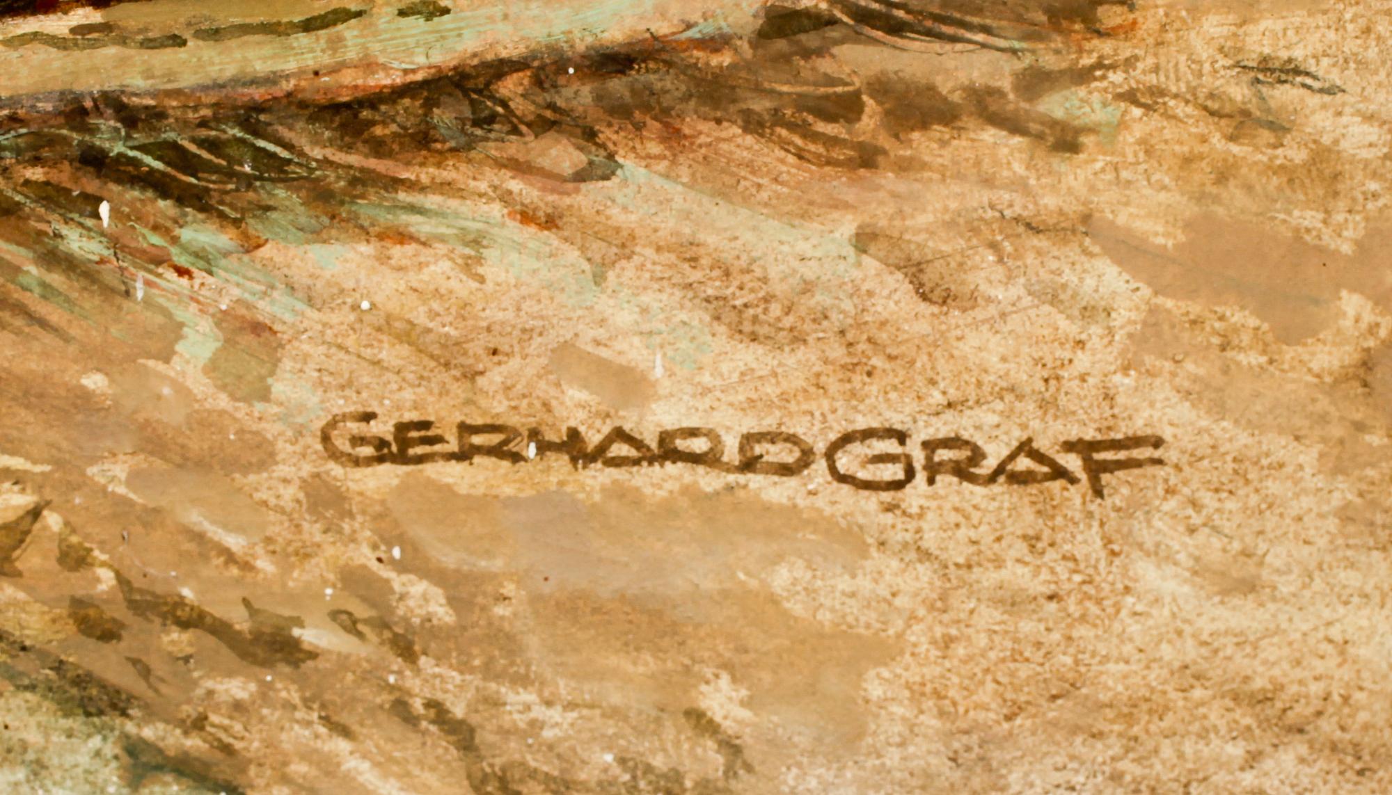 GERHARD GRAF, olja på duk, sign.