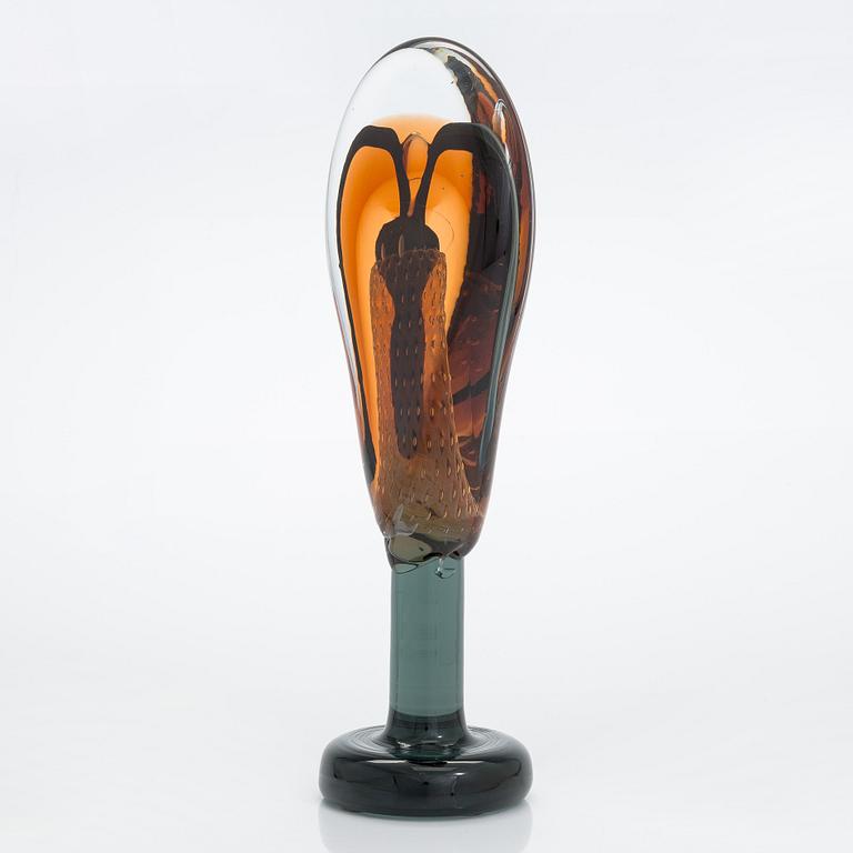 Oiva Toikka, a 'Lollipop' glass sculpture, signed Oiva Toikka Nuutajärvi 2008, 89/100.