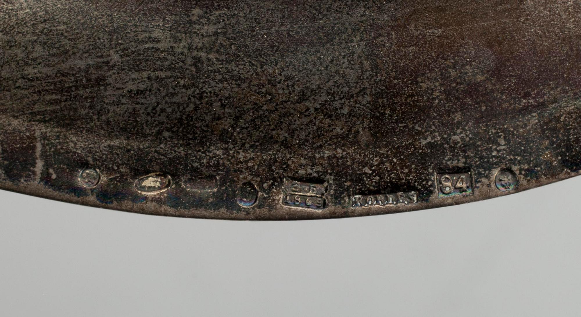 BRÖDKORG, silver, Alexander Kordes, St. Petersburg 1865. Vikt ca 542 g.