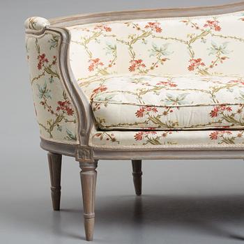 Soffa, Stockholmsarbete 1700-talets senare del, Gustaviansk.