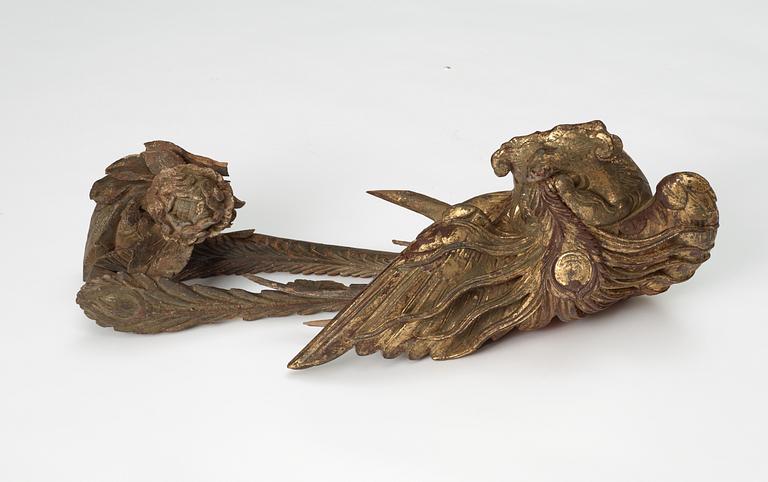 DEKORELEMENT, enligt uppgift från palats i Jakarta, 1800-tal.