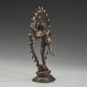 SKULPTUR, brons. Indien, tidigt 1900-tal.