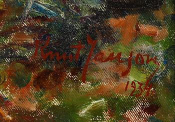 KNUT JANSON, olja på duk, sign och dat 1934.