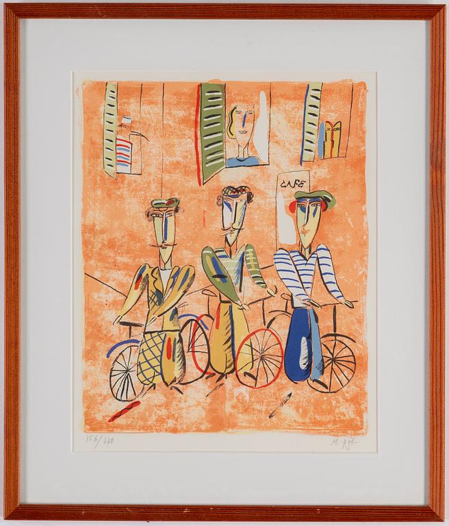 MADELEINE PYK, a colour lithograph, signed and numbered 156/360.