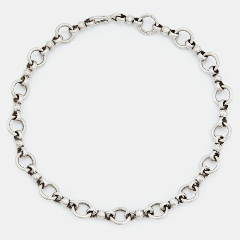 Wiwen Nilsson, a sterling so called "gürtel" necklace, Lund Sweden 1949.