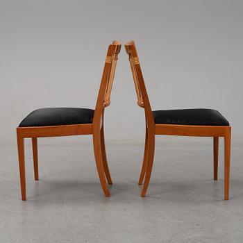 Josef Frank, stolar 6 st, modell 1165, Firma Svenskt Tenn.