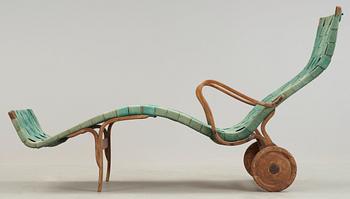 A Bruno Mathsson chaise longue, by Karl Mathsson, Värnamo, Sweden 1940's.