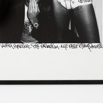 Ricky Powell, "Keith Haring The Palladium NYC 1986".