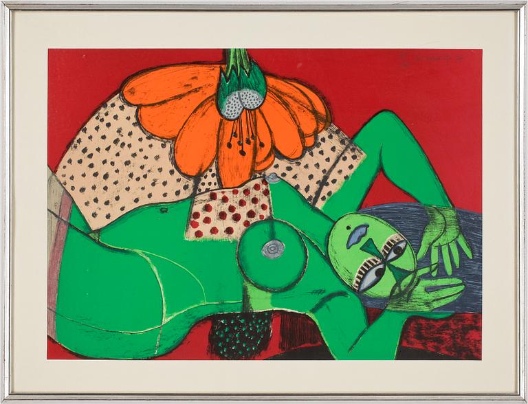 BEVERLOO CORNEILLE,  färglitografi, signerad, daterad -79 o numrerad 85/380.