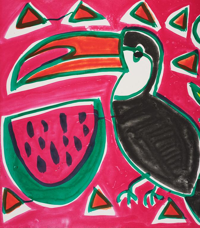 Katherine Bernhardt, "Merengue".
