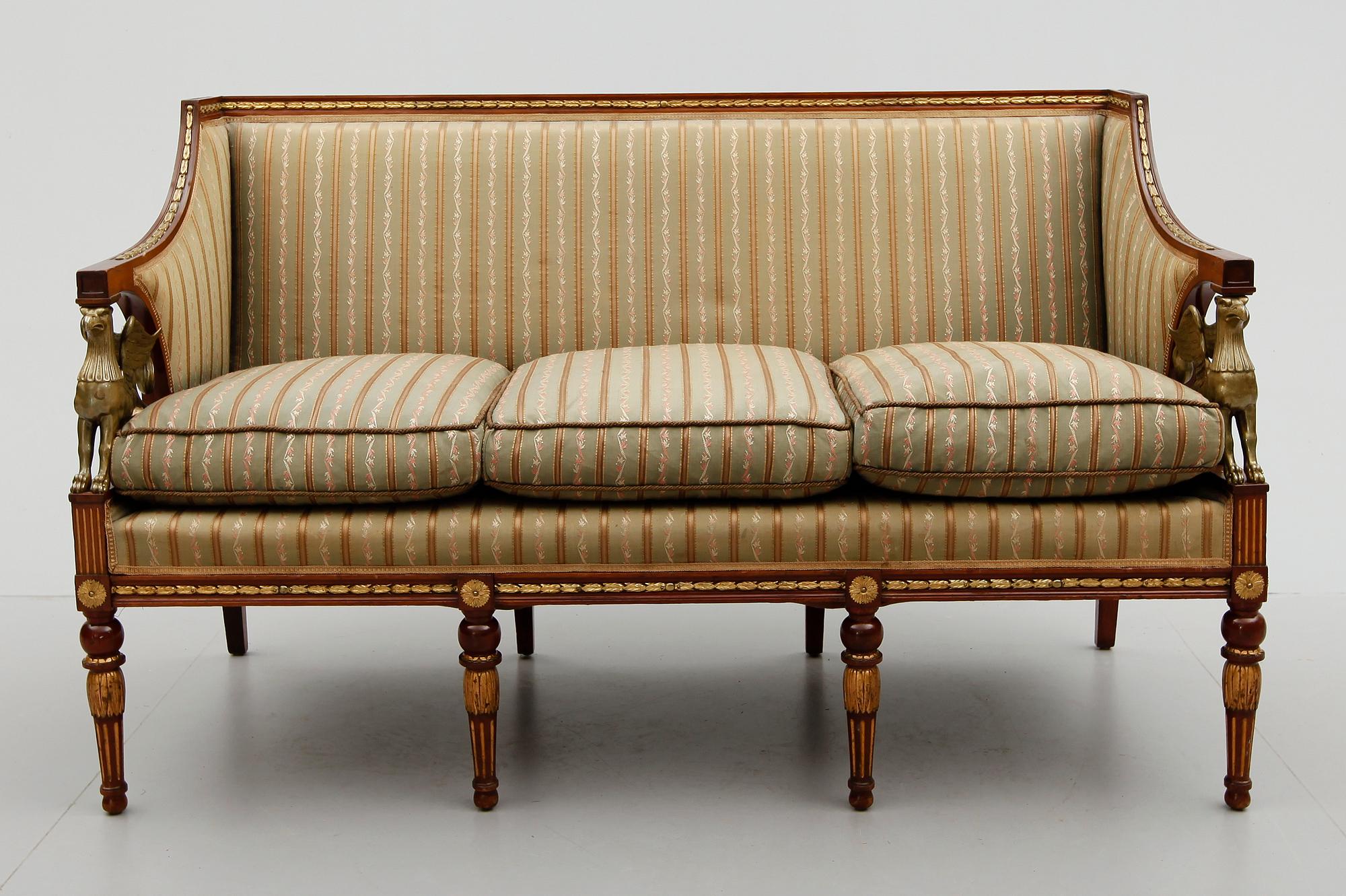 SOFFA, empirestil, 1800-/1900-tal.