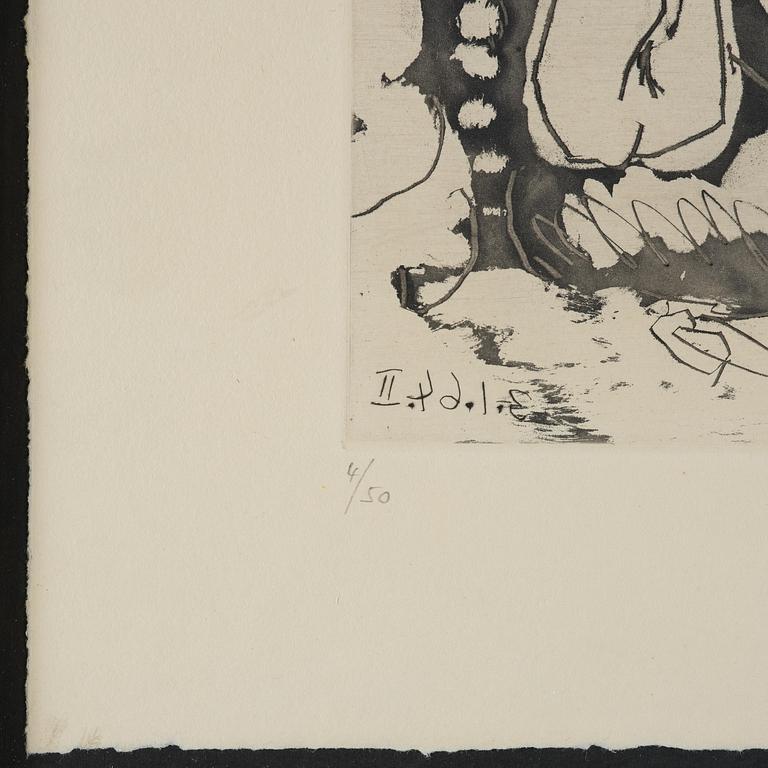 Pablo Picasso, "Peintre et modèle avec un sculpture I".