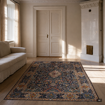A Kashmar carpet, c. 335 x 242 cm.