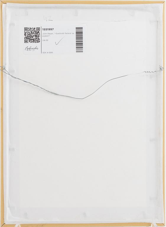 John Bauer, "-God kväll farbror sa pojken!".