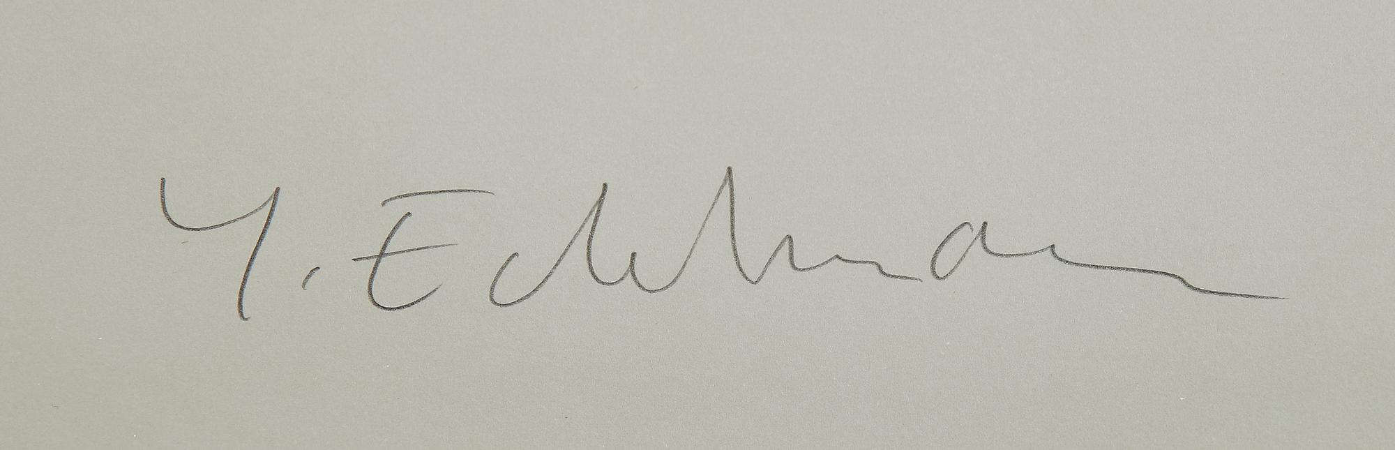 YRJÖ EDELMANN, färglitografi, 1996, signerad 93/250.