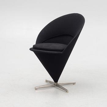 Verner Panton, "Cone chair" chair, Denmark.