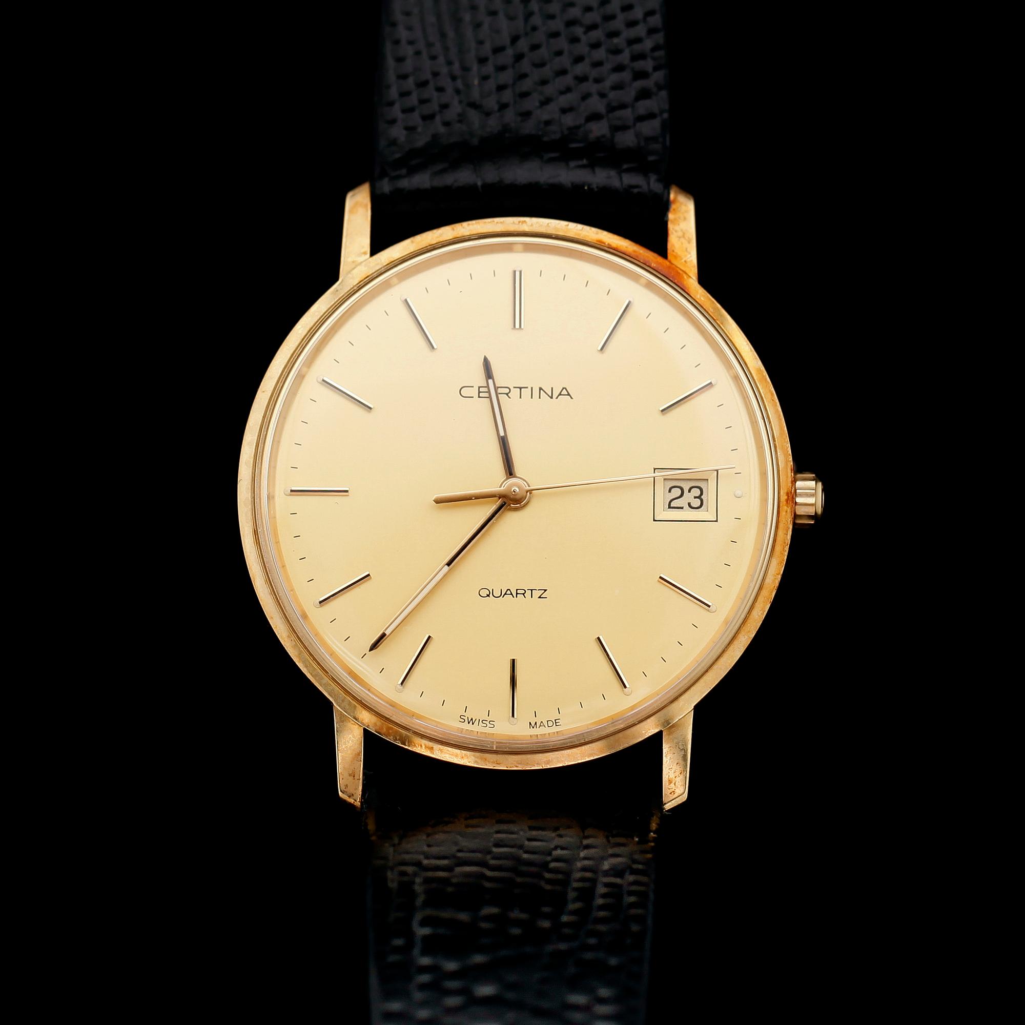ARMBANDSUR, 18 k guld, Certina, Quartz.