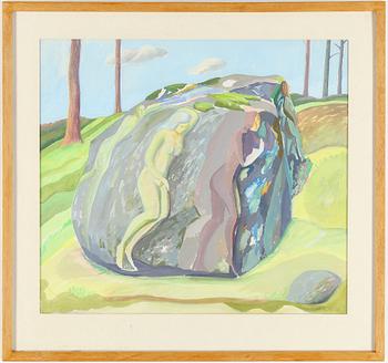 Anna-Maria Muhr · ANNA-MARIA MUHR, gouache, signerad.