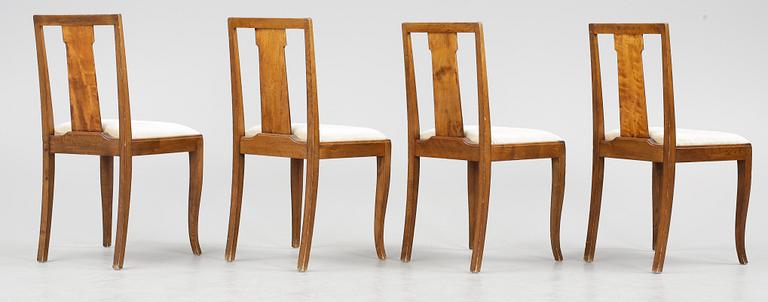 STOLAR, 4 stycken, Sverige, 1920/30-tal.