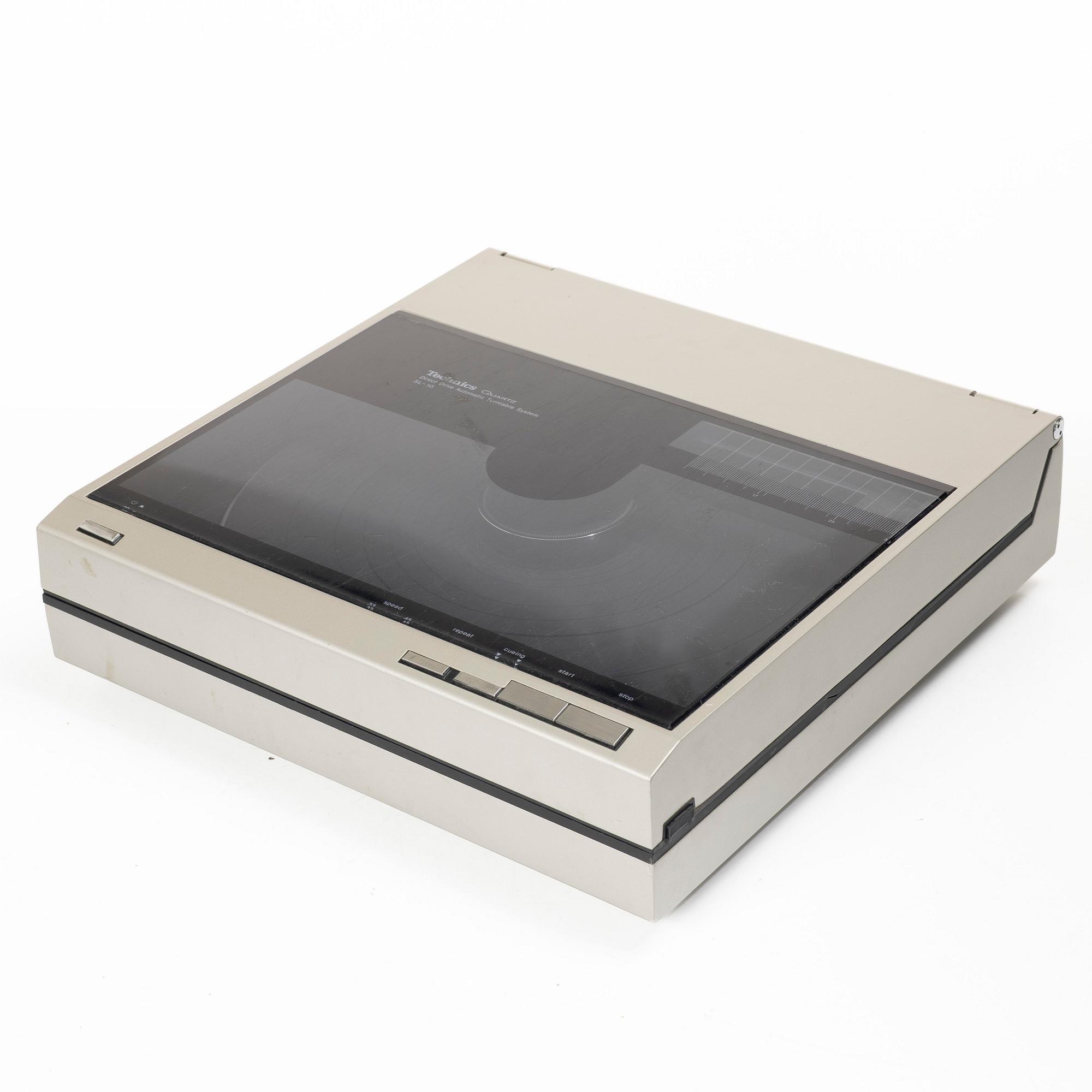 Vinyl record player, Technics Quartz SL-10, Matsushita Electric, Japan, 1979–1985.