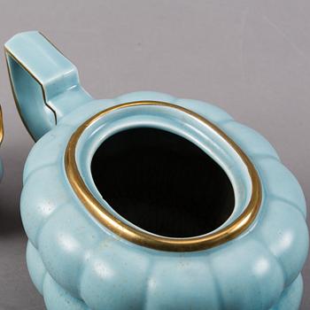 SERVISDELAR, 3 delar, flintgods, "Grand", Arthur Percy, Gefle.