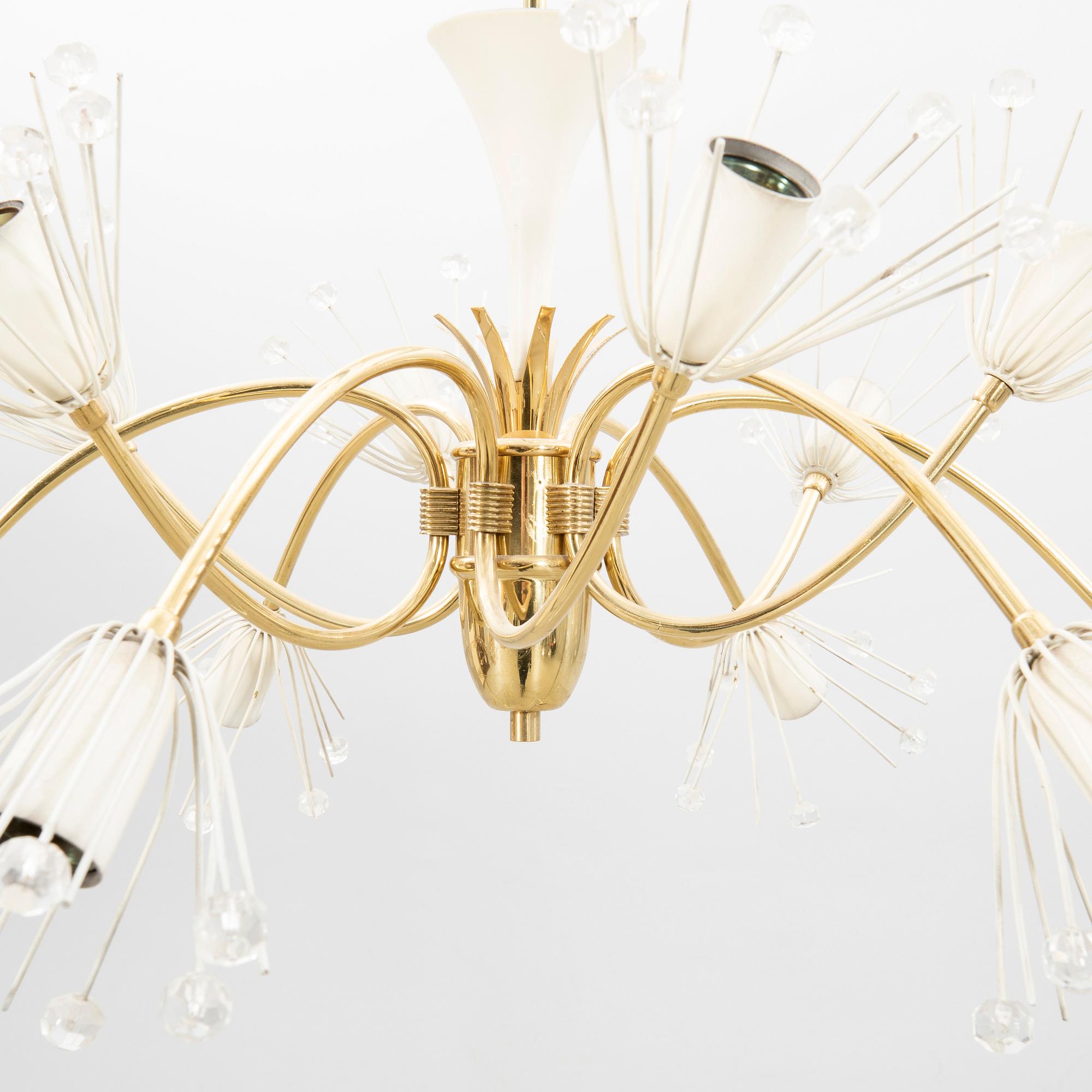 Emil Stejnar, a pair of ceiling lamps from the second half of the 20th century.