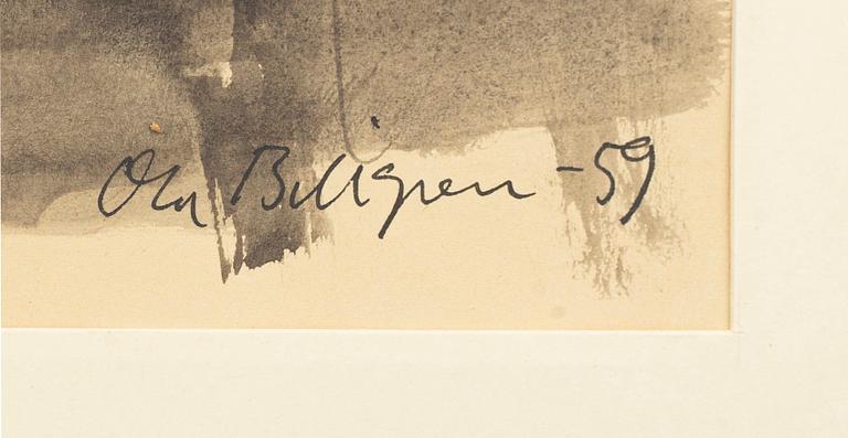 OLA BILLGREN, tusch, signerad -59.