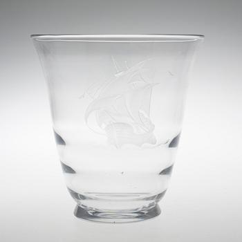 VAS, glas, Vicke Lindstrand, Orrefors.