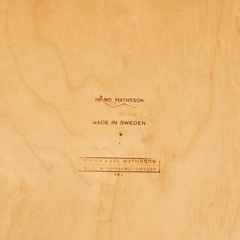 BORD, Bruno Mathsson, firma Karl Mathsson, 1961.