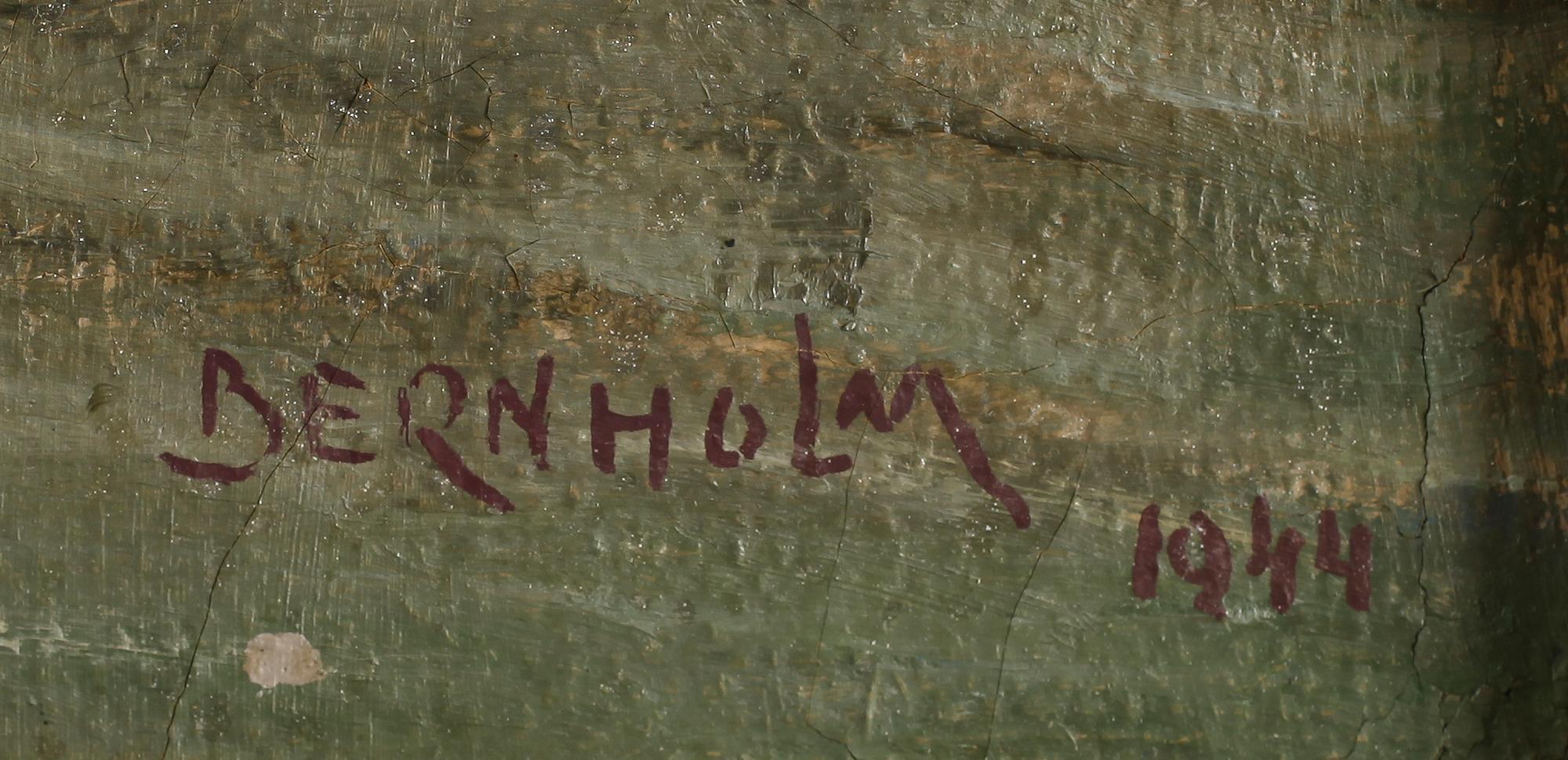 SIGURD BERNHOLM, olja på duk, signerad och daterad 1944.