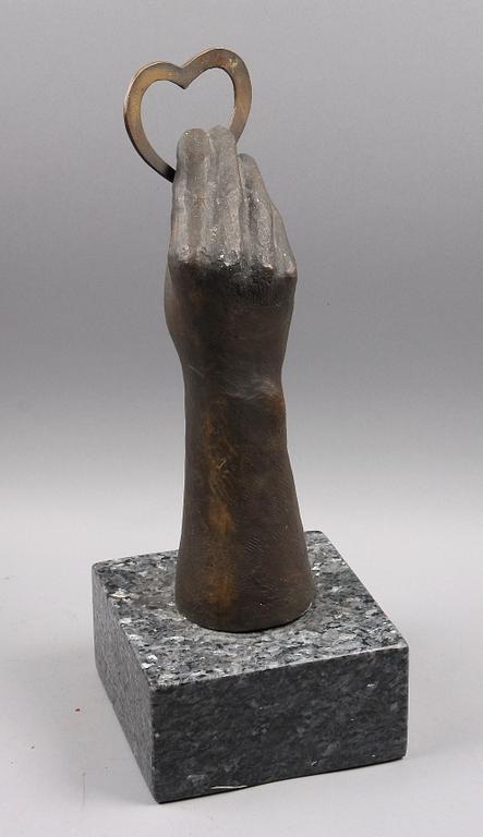 SKULPTUR, brons, 1900-talets andra hälft.