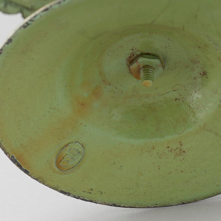 A plate in cast iron from the 19th century.