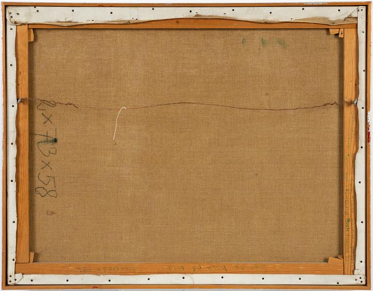 Gunnar Thorén, olja på duk, signerad.