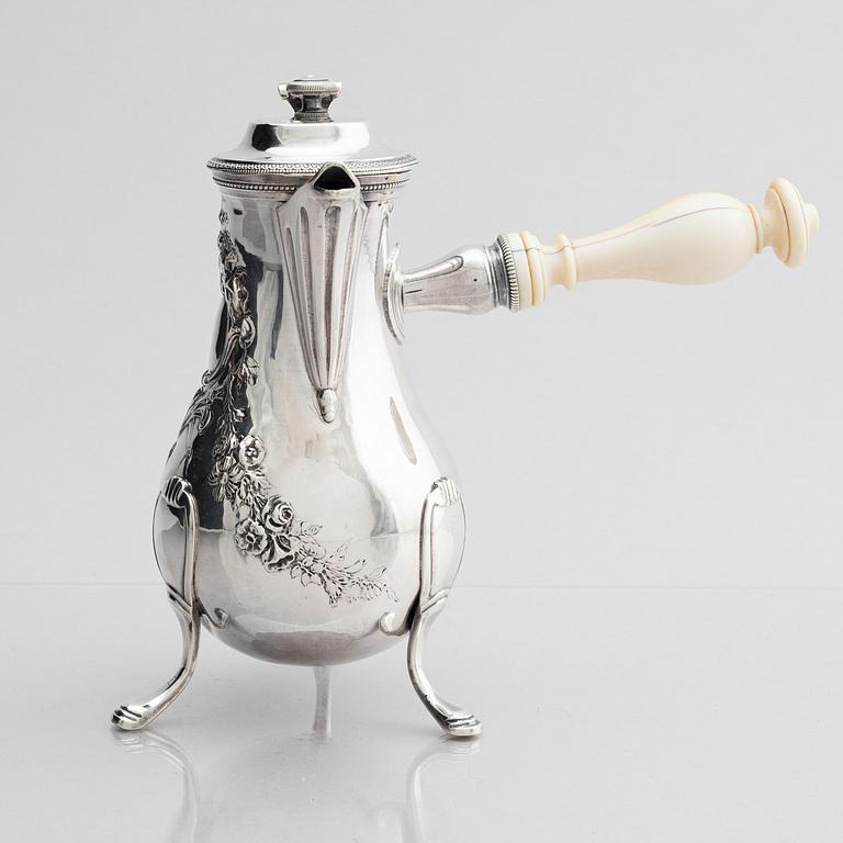 A French silver jug, mark of Jean-Pierre Nicolas Bibron, Paris (active circa 1798-1809).