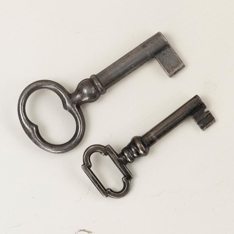 A Swedish rococo cabinet, later part 18th century.