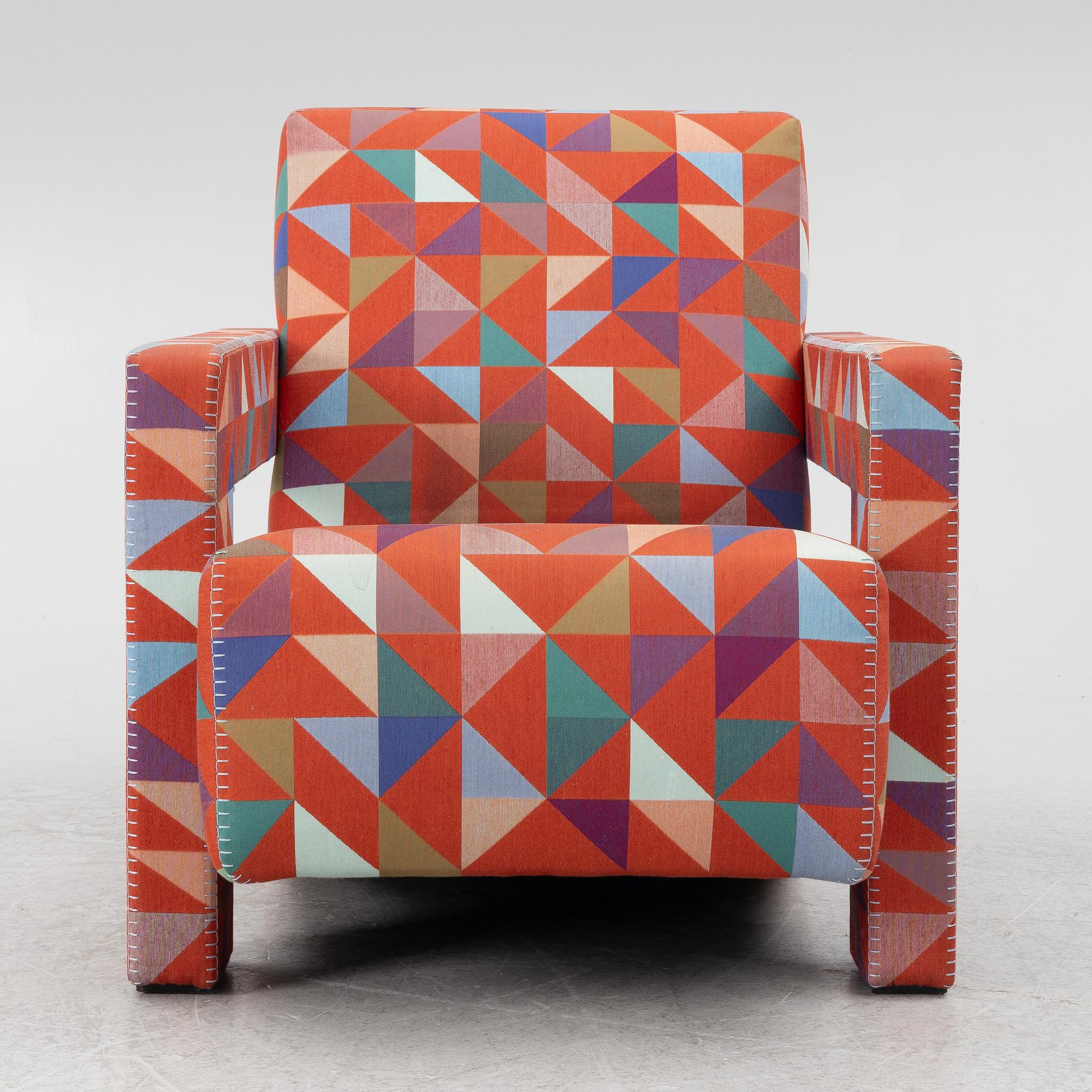 Gerrit Rietveld, armchair, "Utrecht", Cassina.